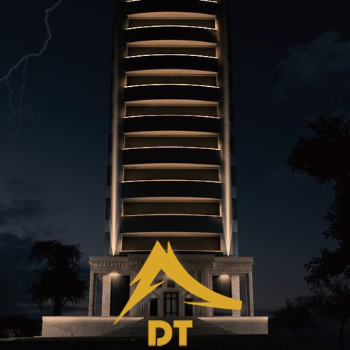 نمای برج پلاتینیوم - مرحله طراحی | شرکت معماری دکوطرح 09122460089