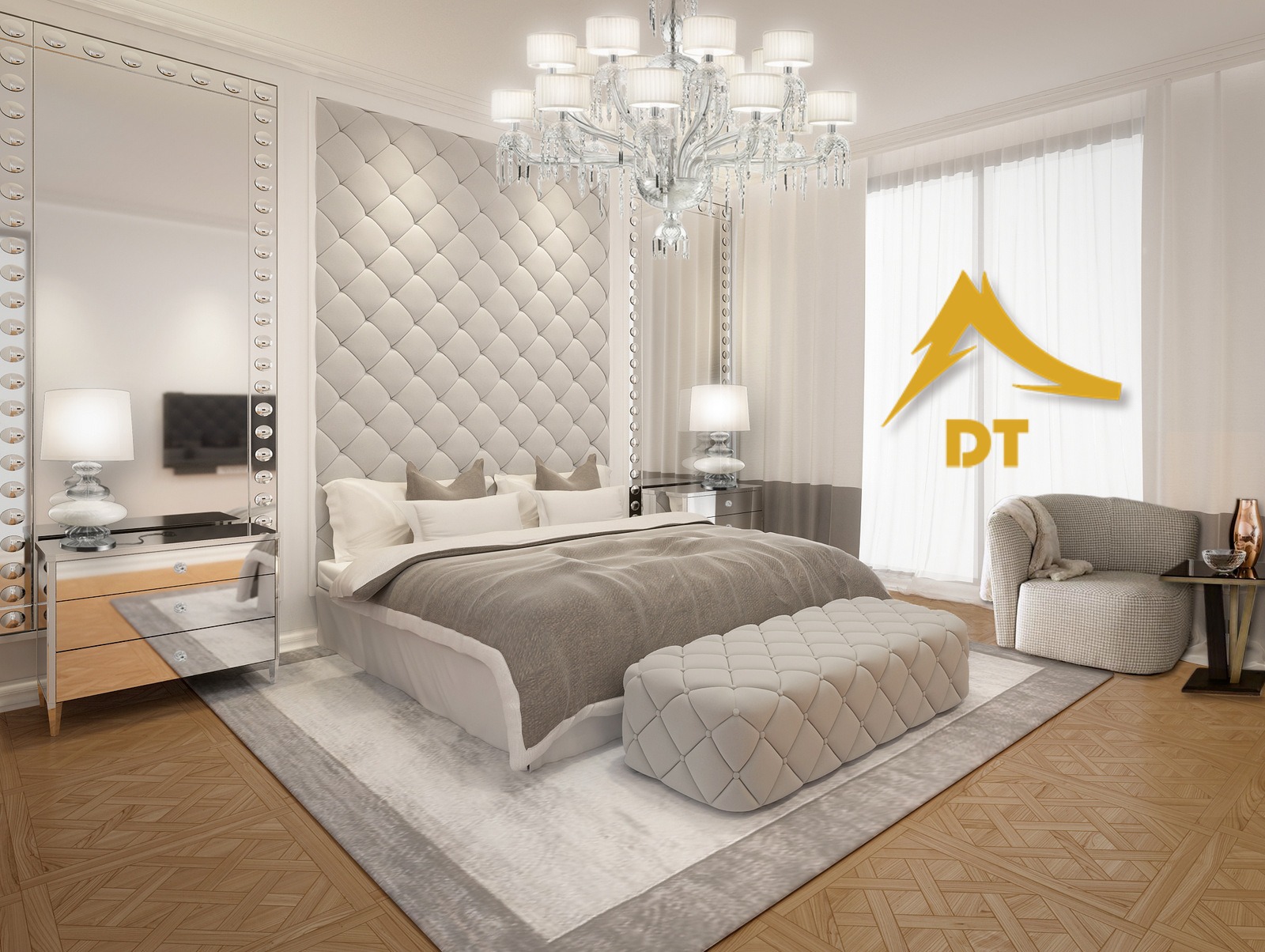 طراحی تخت خواب راحتی تهران