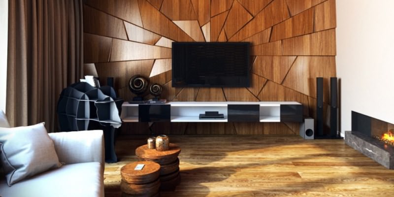 طراحی داخلی با چوب