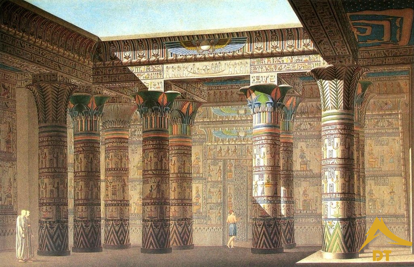 معماری داخلی مصری | شرکت معماری دکوطرح 09122460089